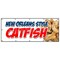 Signmission NEW ORLEANS STYLE CATFISH BANNER SIGN dinner fresh caught local cajun B-120 New Orleans Style Catfsh - alternate 1